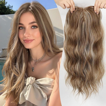 ⚡ Final Hours –⚡2026 New Lightweight & Breathable Wavy Hair Topper