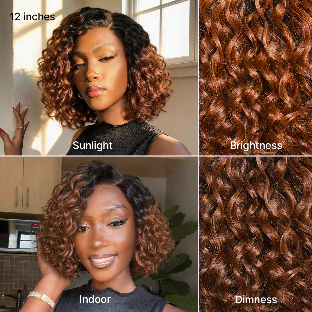 🔥🔥Ready-to-Wear Glueless Curly Bob Wig