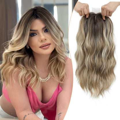 ⚡⚡ Final Hours –⚡2026 New Lightweight & Breathable Wavy Hair Topper