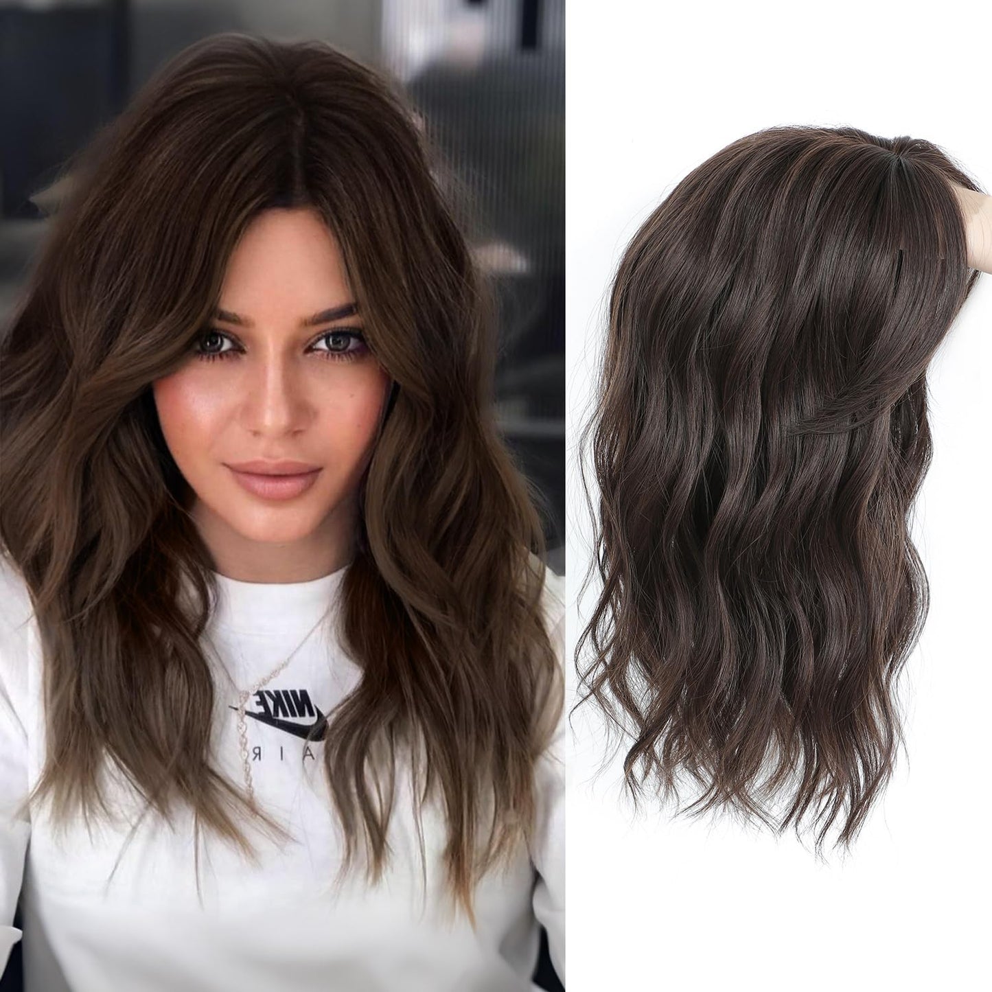 ⚡ Final Hours –⚡2026 New Lightweight & Breathable Wavy Hair Topper