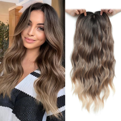 ⚡ Final Hours –⚡2026 New Lightweight & Breathable Wavy Hair Topper